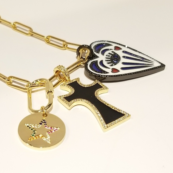 18K Gold Filled Paperclip Chain Necklace NEW - Picture 9 of 10